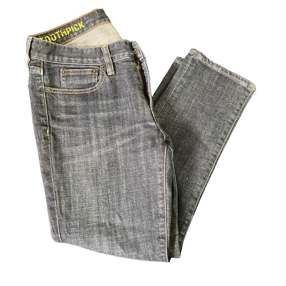 J. Crew Toothpick Skinny Jean Size 30 Blue wash